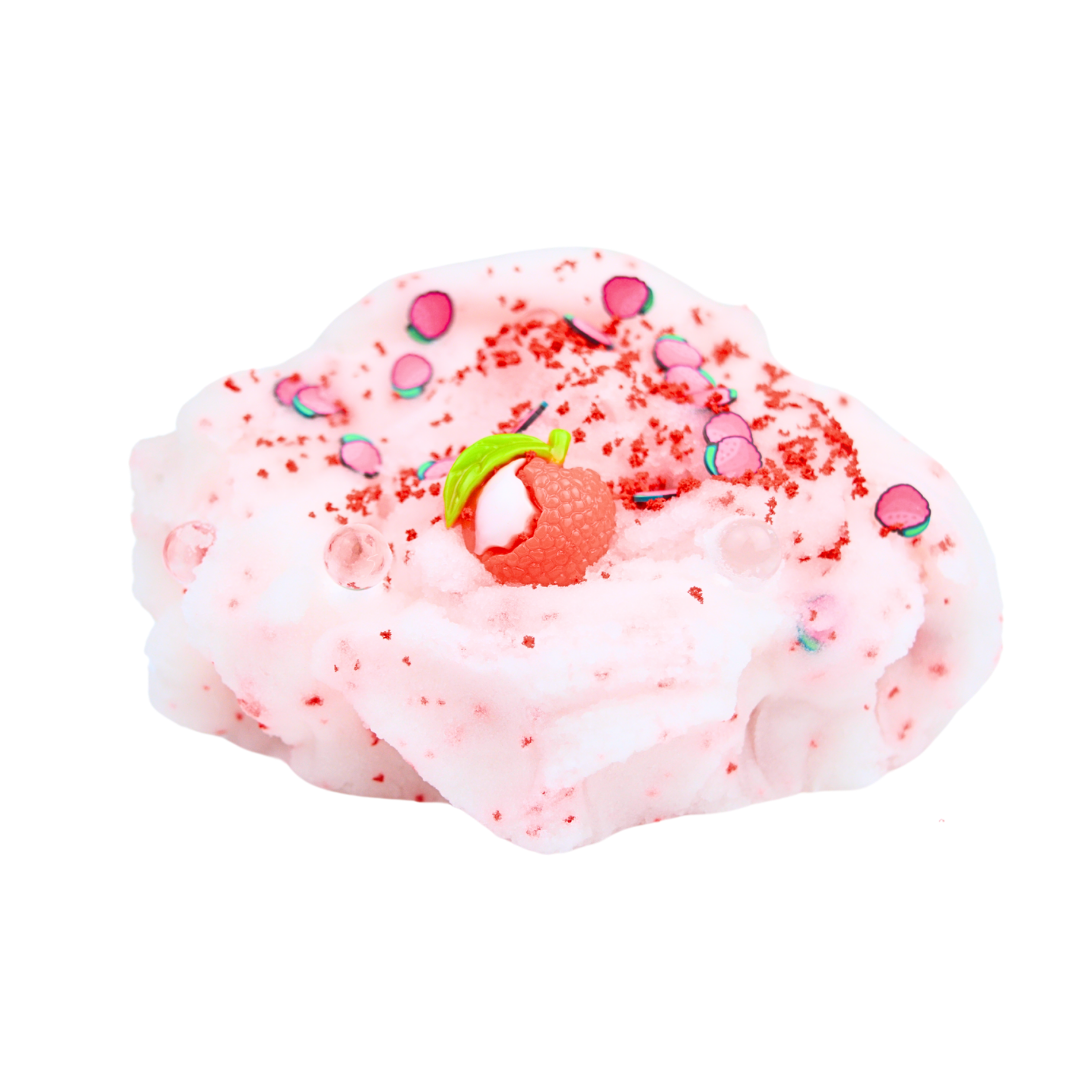 Lychee Bubble Tea Slush Slime