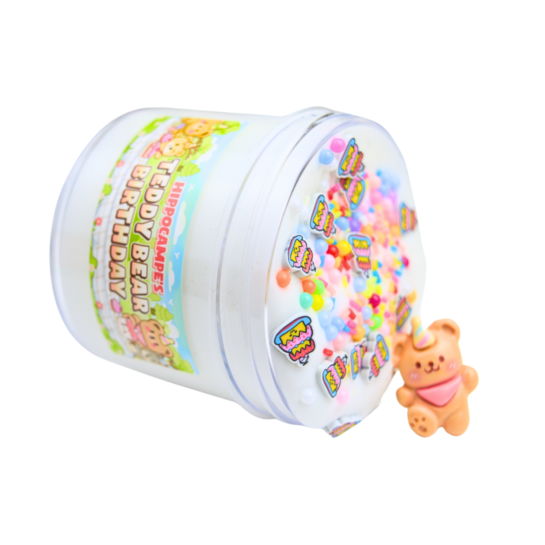 Teddy Bear Birthday Slime