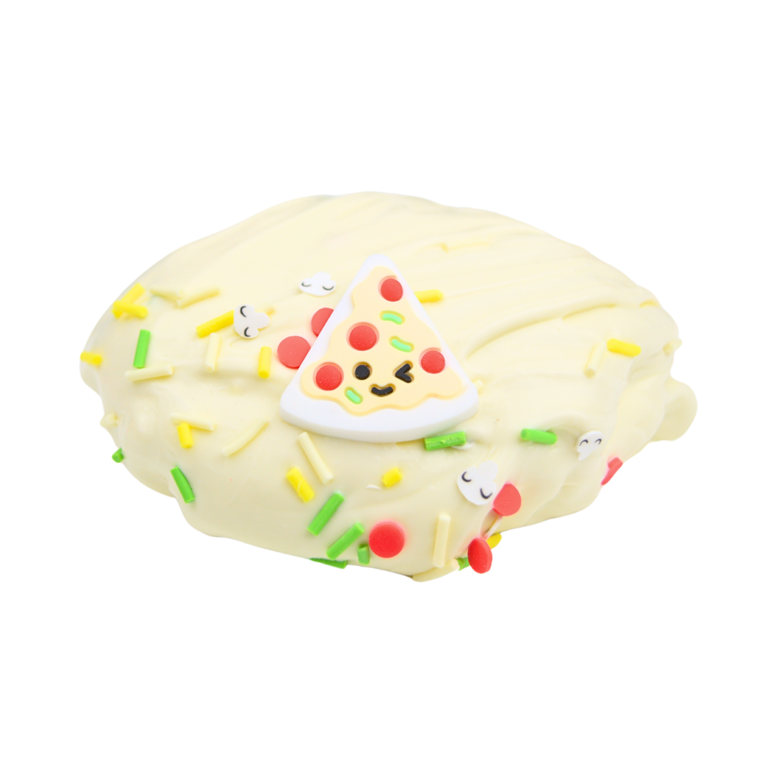 Cheesy Pizza Bites Slime