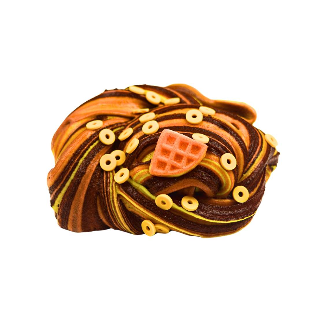 Mini Waffles and Syrup Slime