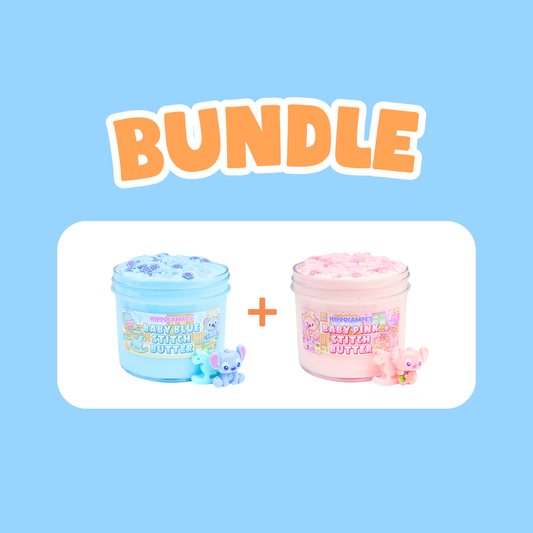 Baby Blue Stitch Butter + Baby Pink Stitch Butter Bundle