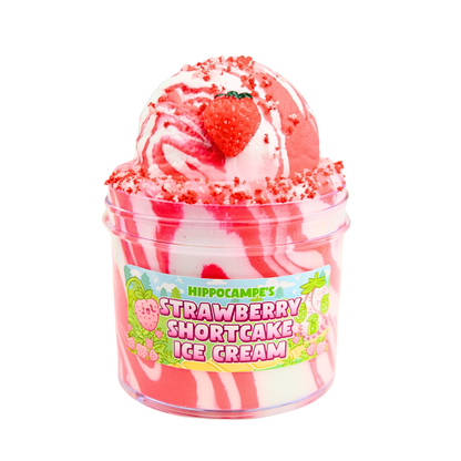 Strawberry Shortcake Ice Cream Slime