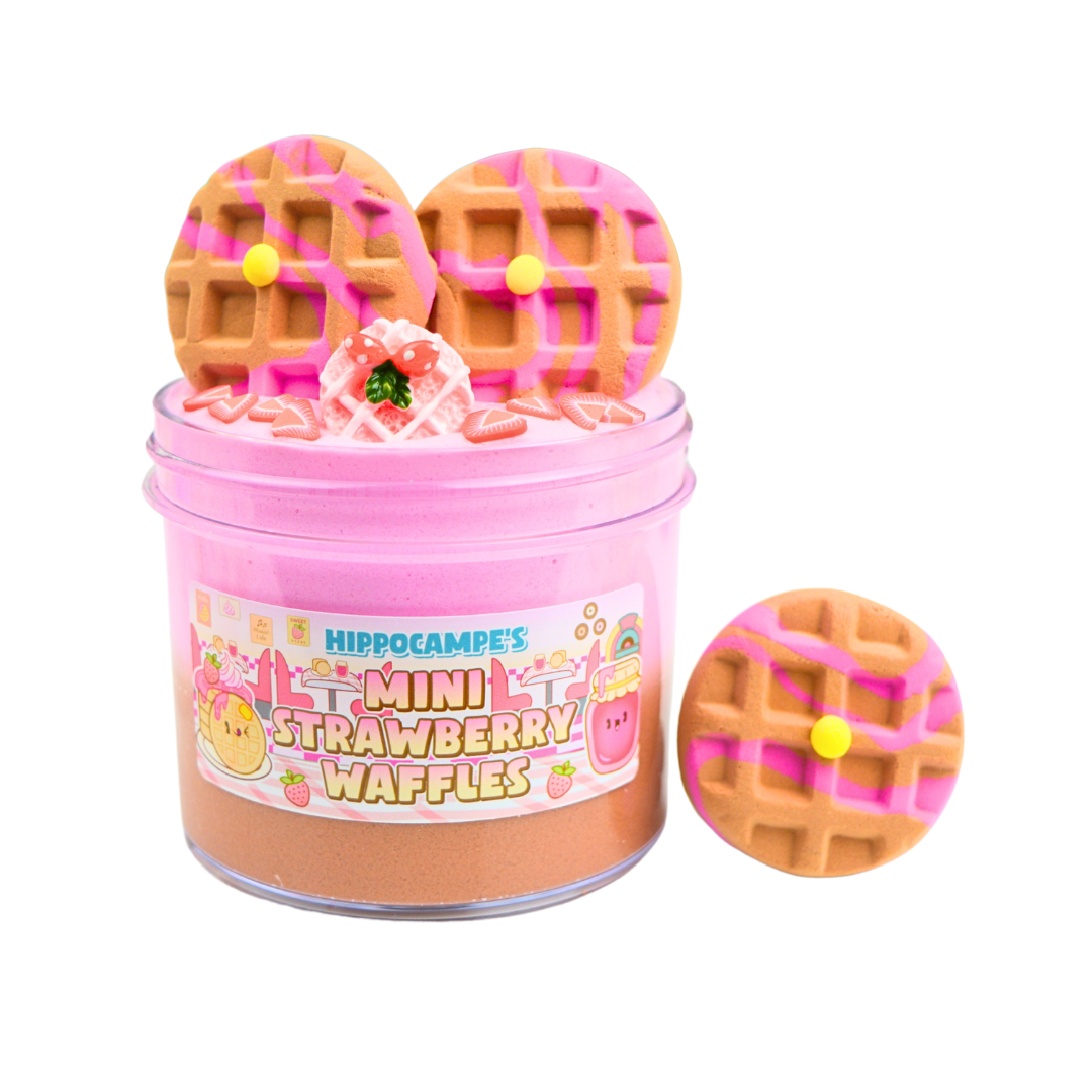 Mini Strawberry Waffles Slime