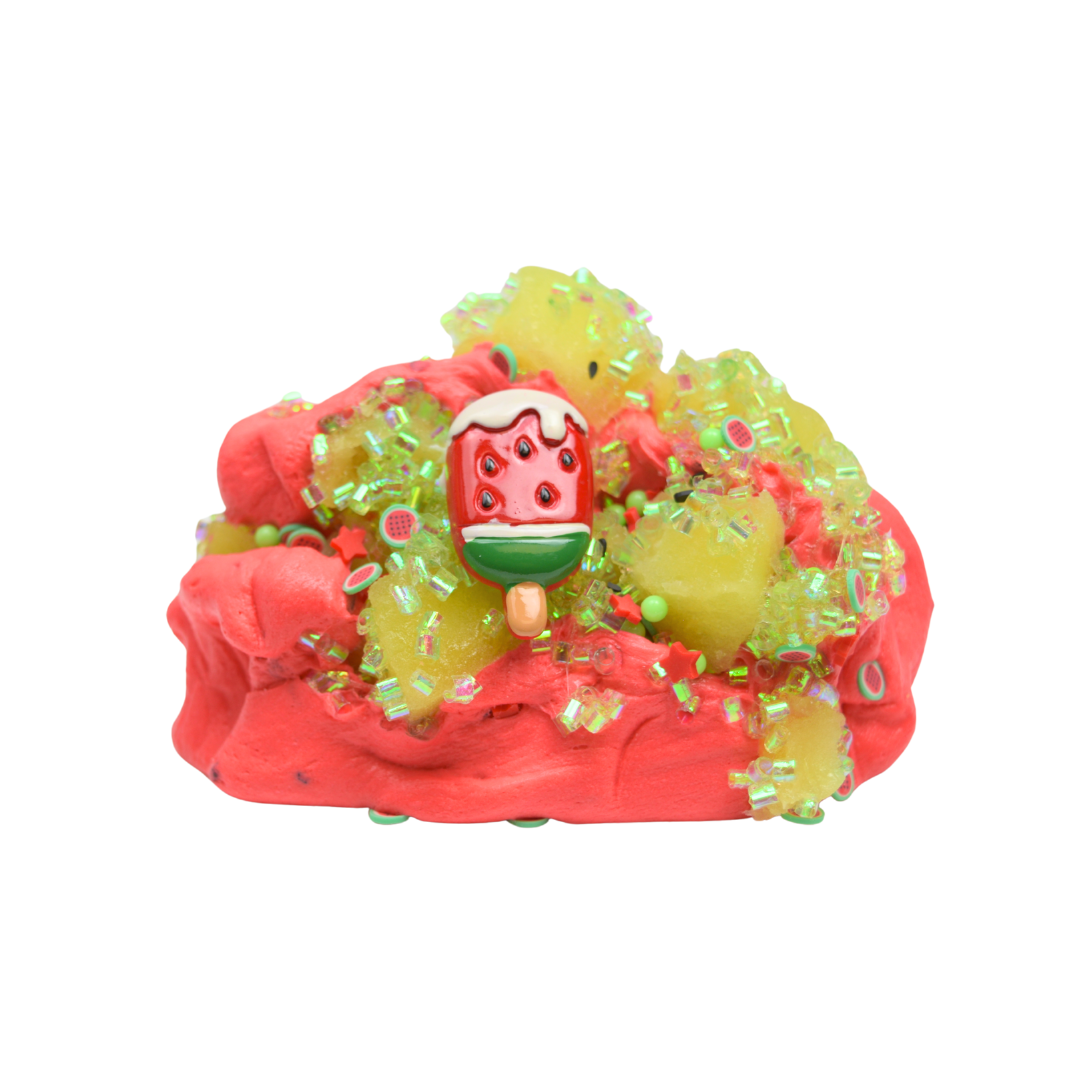 Watermelon Juice Cubes Slime | Phillip and Gwen Collab