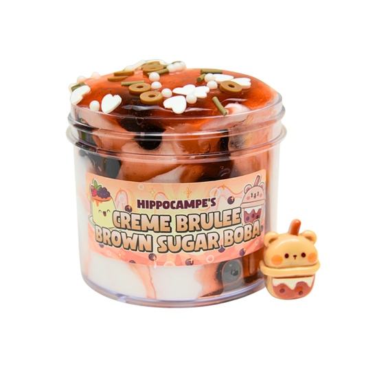 Creme Brulee Brown Sugar Boba Slime | Philip and Gwen Collab
