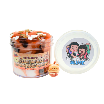 Creme Brulee Brown Sugar Boba Slime | Philip and Gwen Collab