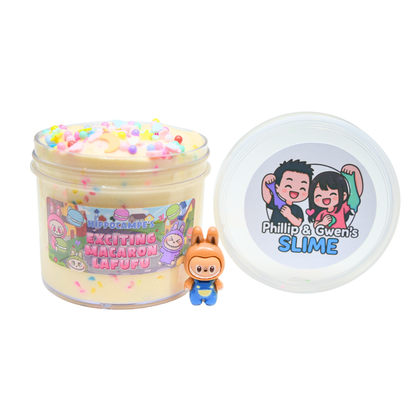 Exciting Macaron Lafufu Slime | Phillip and Gwen Collab