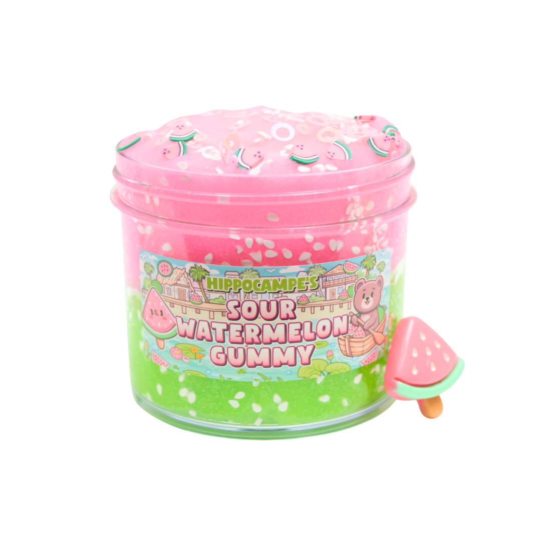 Sour Watermelon Candy Slime | Philip and Gwen Collab